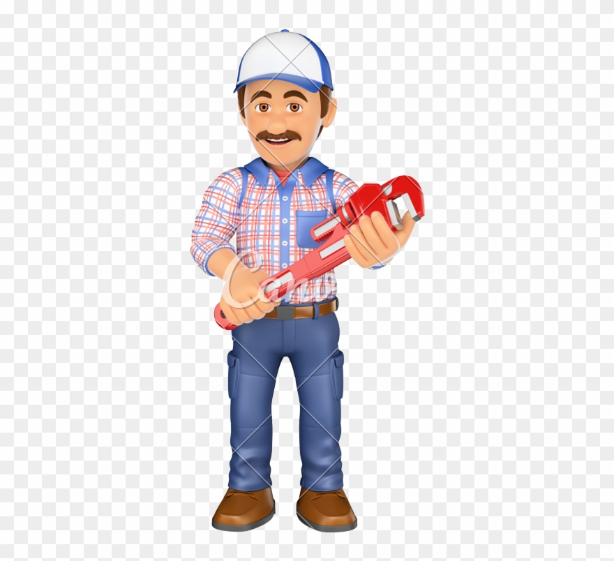 D With A Pipe Wrench Photos - Pipe Wrench Clipart