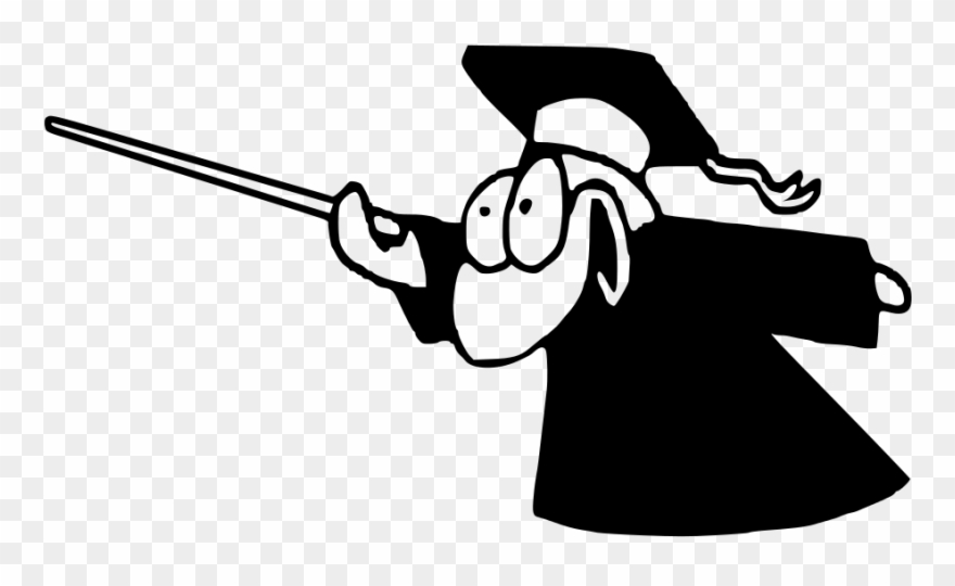 Open - Teacher Drawings Clipart