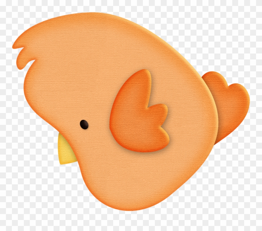 Orange Bird Clip Art - Wood - Png Download