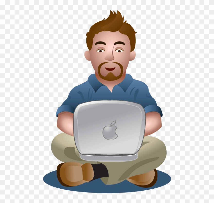 We Do Our Best To Bring You The Highest Quality Guru - People On Laptops Clip Art - Png Download