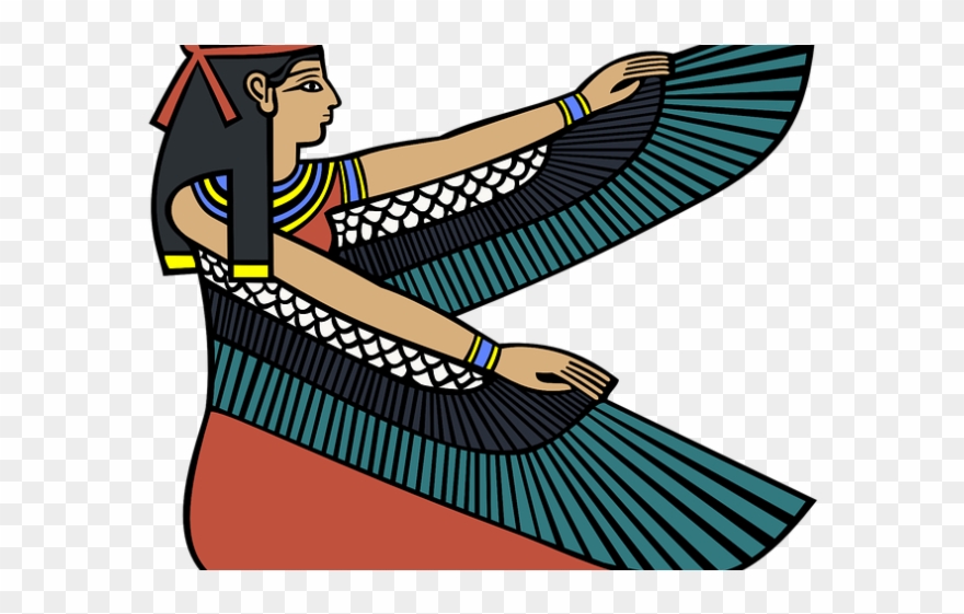 Original - Maat Egyptian Goddess Clipart