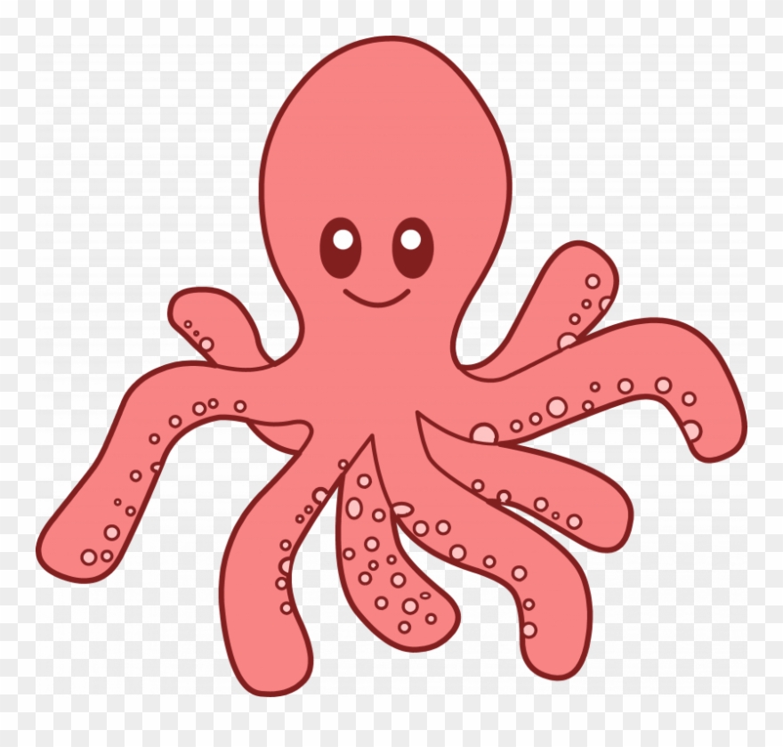 Octopus Clipart Transparent Background - Png Download