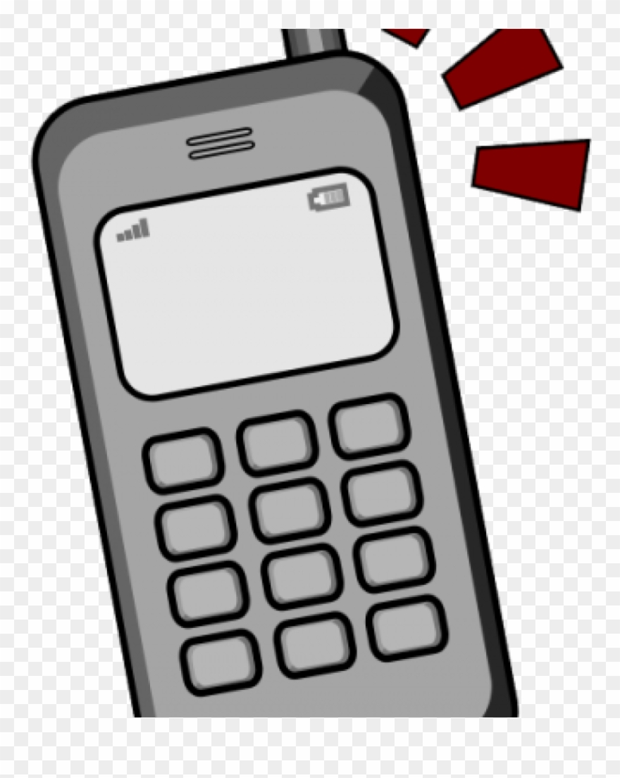 Cell Phones Clipart 19 Ringing Cell Phone Image Royalty - Clip Art Cellphone - Png Download