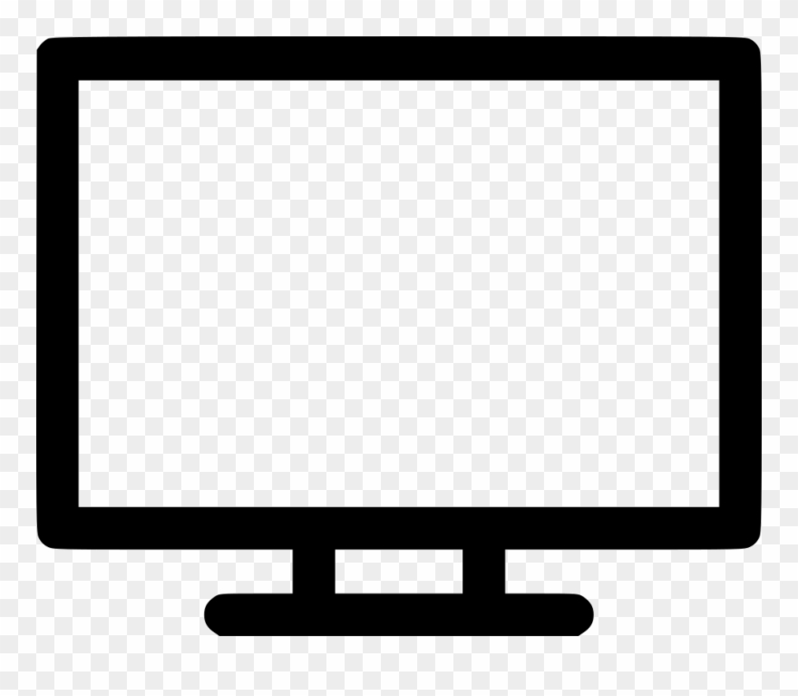 Pc Clipart Computer Screen - Cable Tv Icon Png Transparent Png
