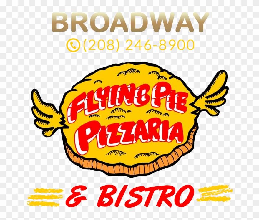 Broadway Clipart Pasta Night - Flying Pie - Png Download