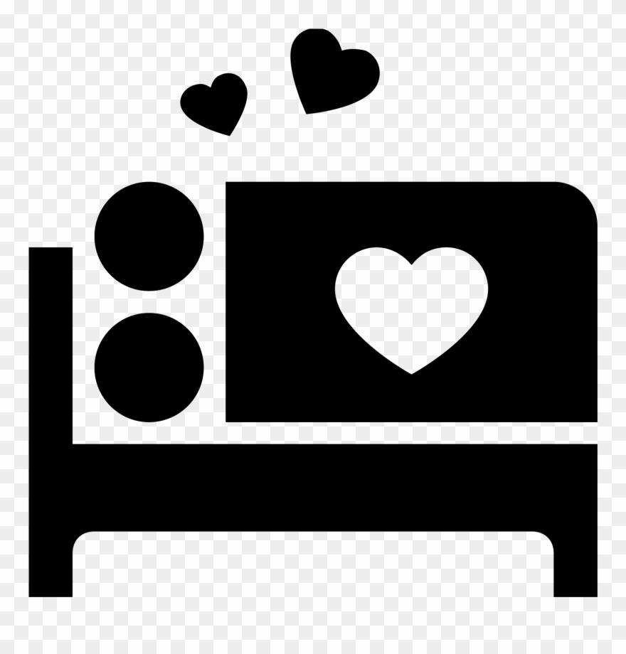 Make Love Icon - Bed Love Icon Clipart