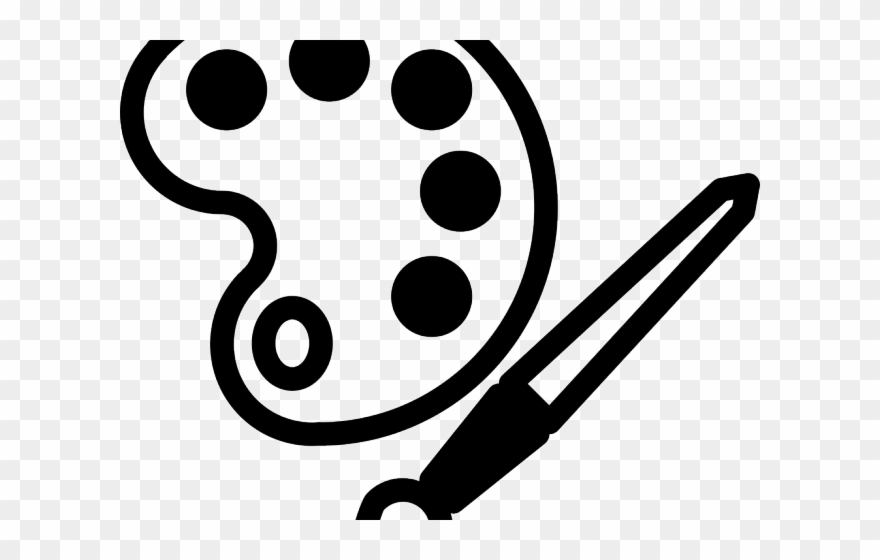 Paint Brush Clipart Thick - Paint Brush Vector Png Transparent Png