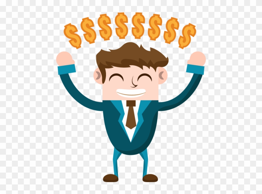 Business Man Funny And - Businessperson Clipart