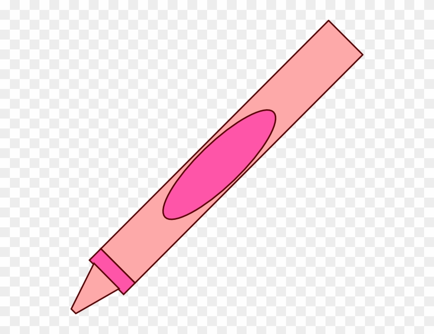 Color Rosado Lapiz Animado Clipart