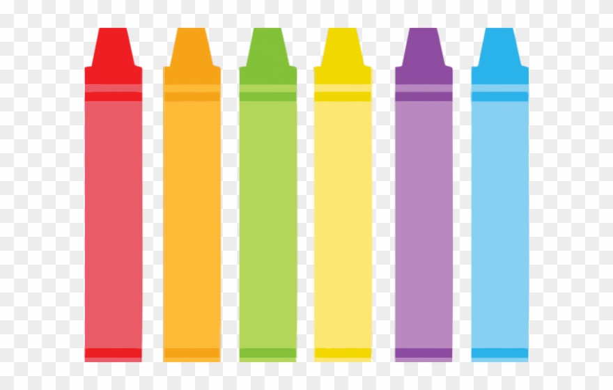 Crayon Clipart Colorful Crayon - Crayon Free Vector - Png Download