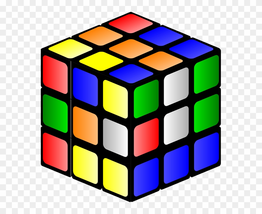 Clip Art Rubix Cube - Png Download