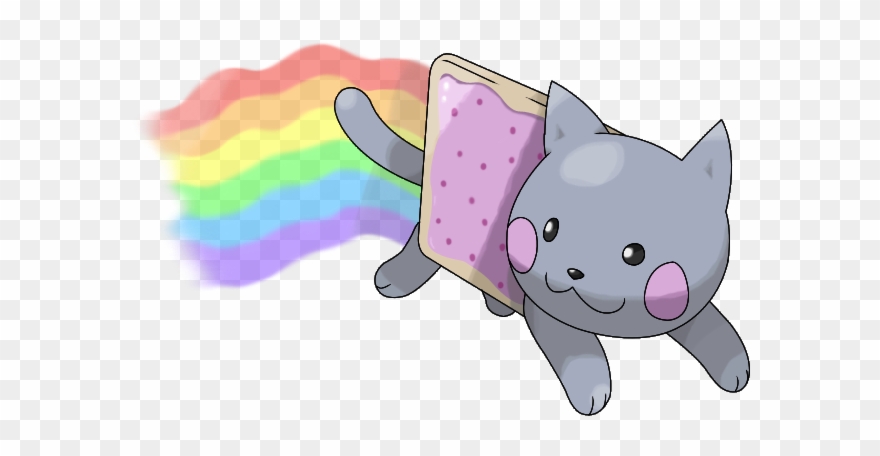 Nyan Cat Clipart Ico - Nyan Cat Kawaii Png Transparent Png