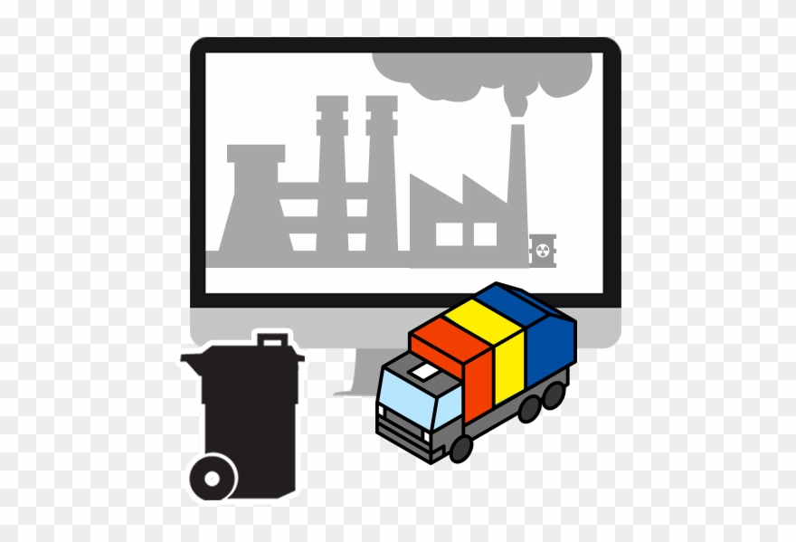 Garbage Clipart Industrial Waste - Waste - Png Download