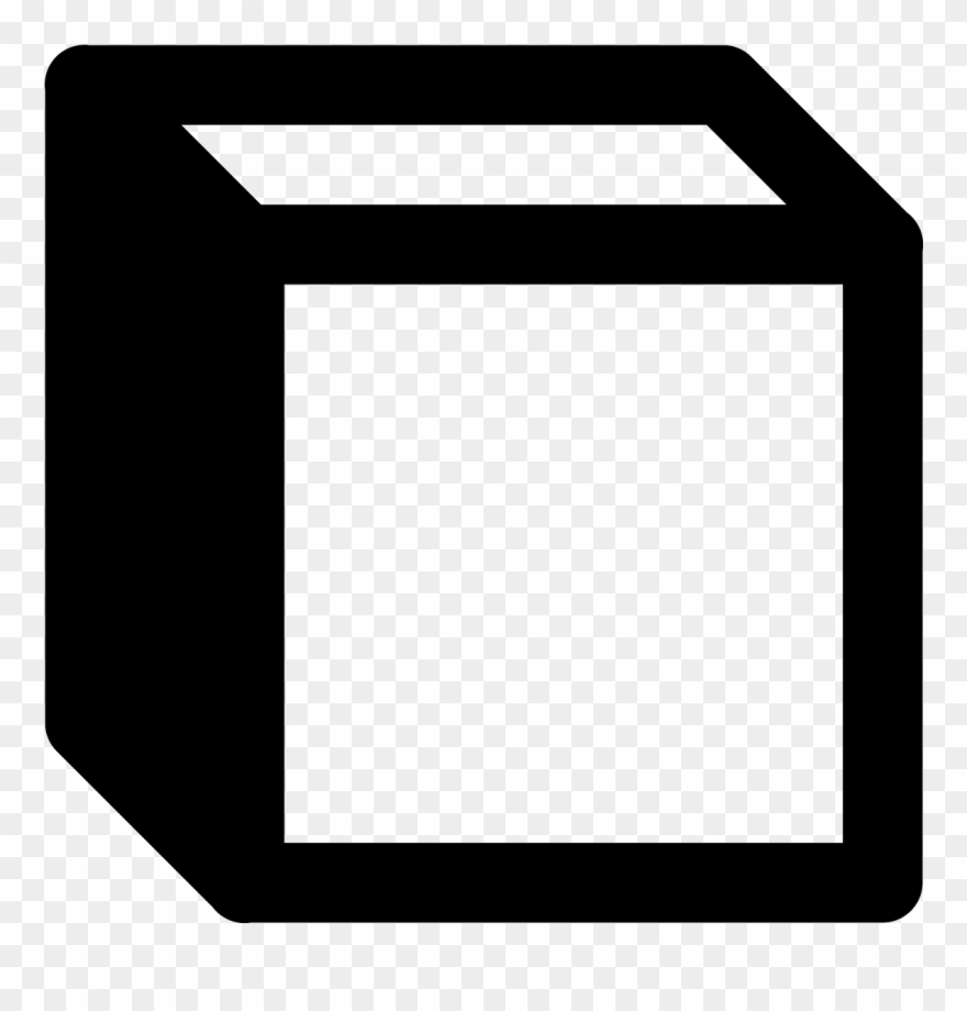 There Is A Cube With Only Three Sides Visible, The Clipart