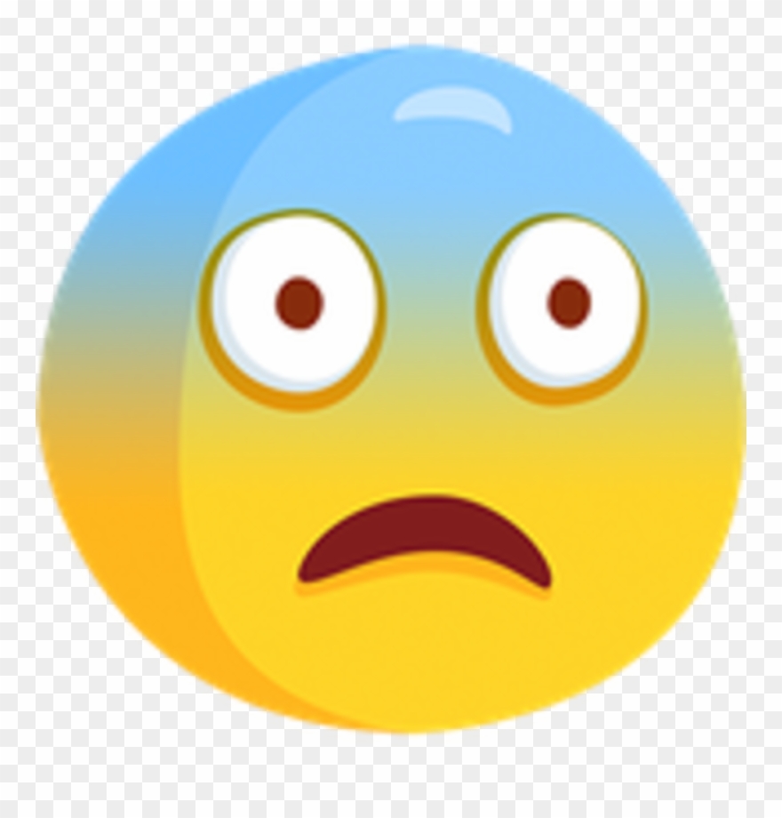 Scary Emoji Png - Scared Emoji Messenger Clipart