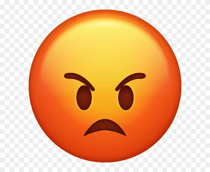 Cartoon Angry Emoji Pictures To Pin On Pinterest Thepinsta - Iphone Angry Face Emoji Clipart