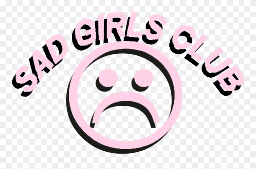 Sad Clipart Tumblr - Sad Girls Club Png Transparent Png