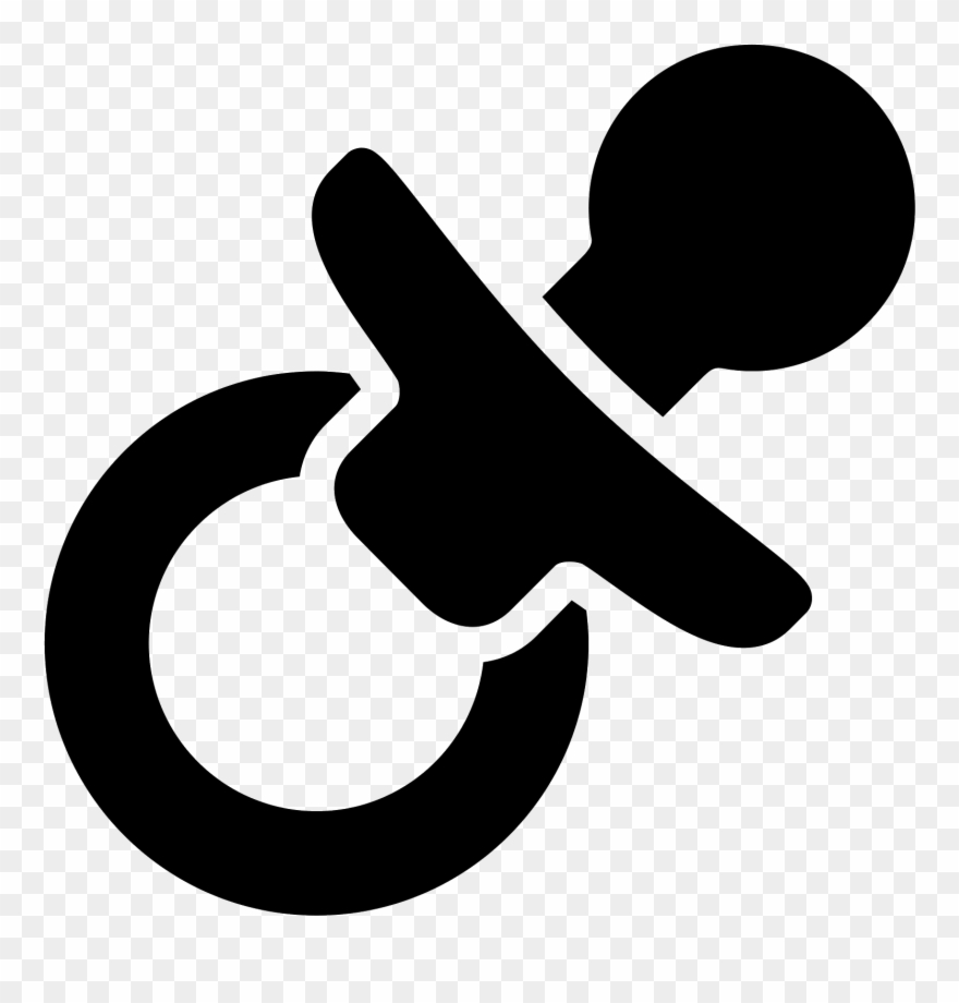 Pacifier Filled Icon - Baby Pacifier Icon Clipart