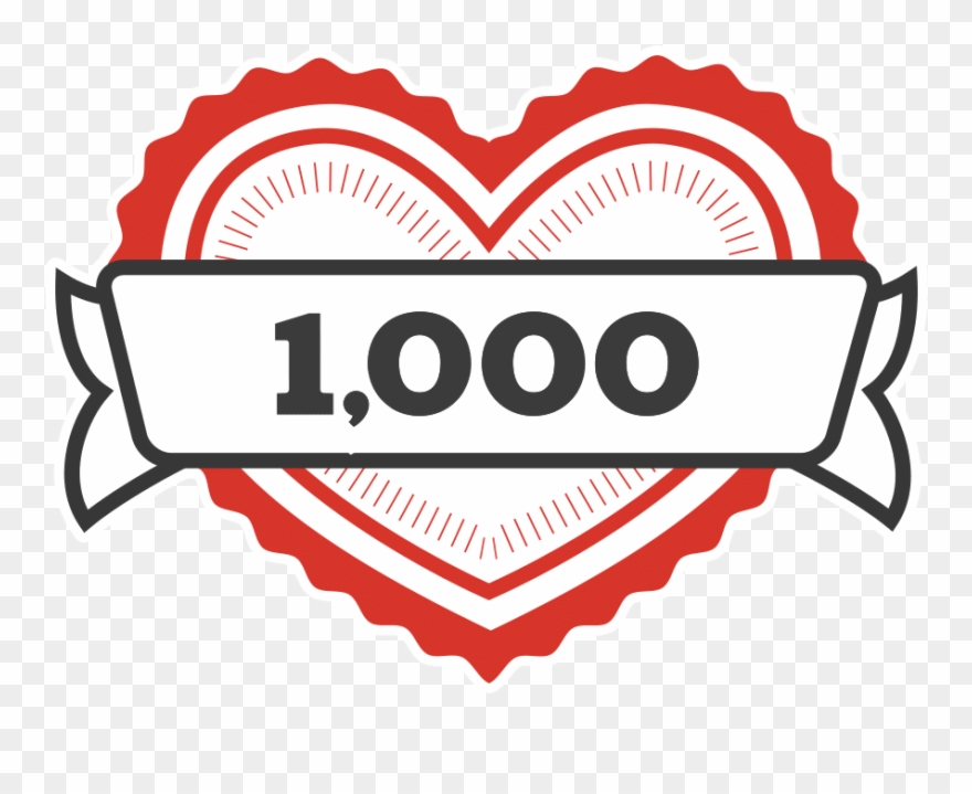 Tumblr 1,000 Likes - 5000 Posts Clipart