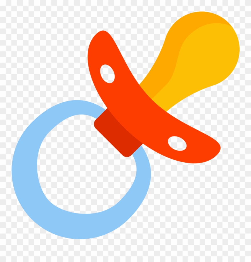 Pacifier Clipart Emoji - Ciuccio Png Transparent Png