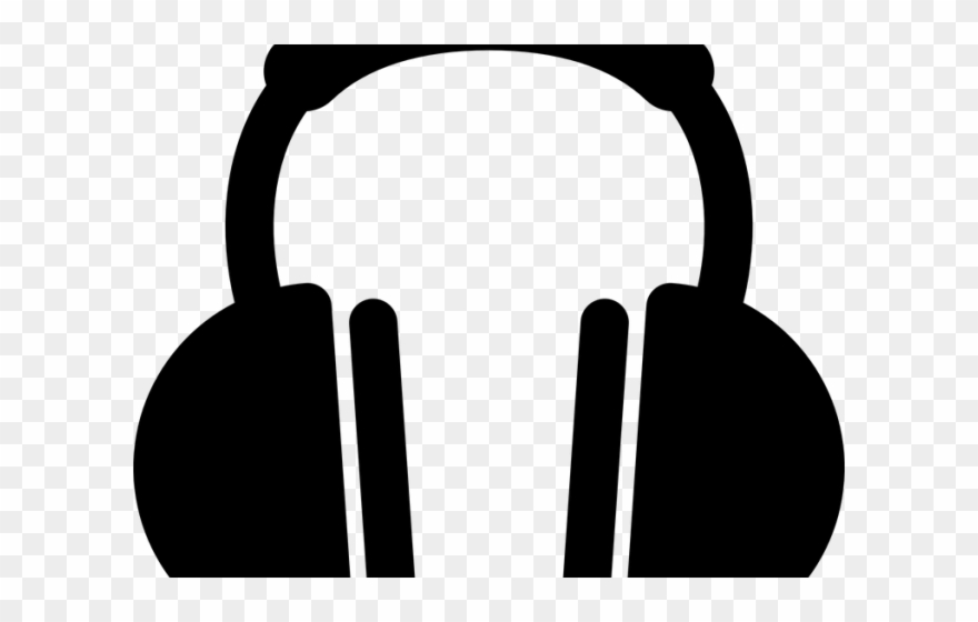 Headphones Clipart Radio Headphone - Headphones Icon Black Png Transparent Png