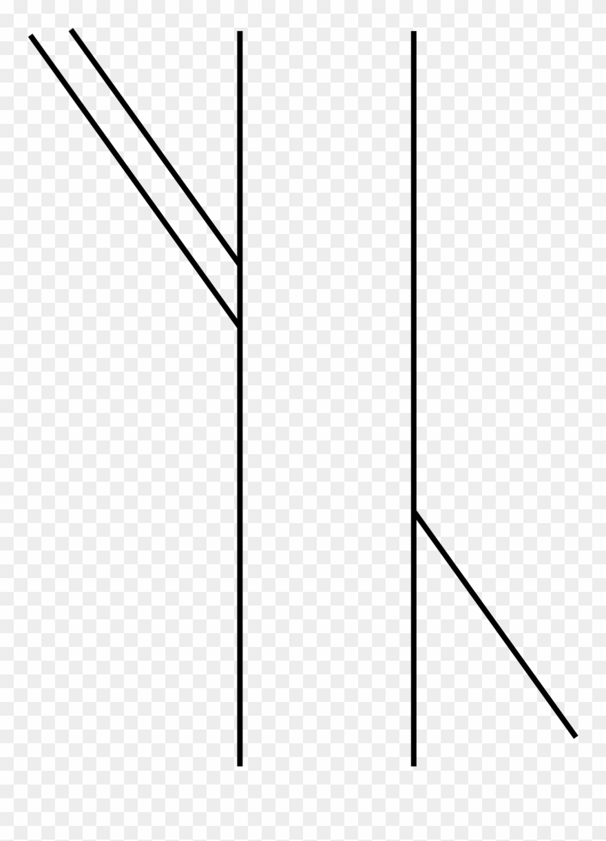 Optical Illusion Clipart Transparent - Poggendorff Visual Illusion - Png Download