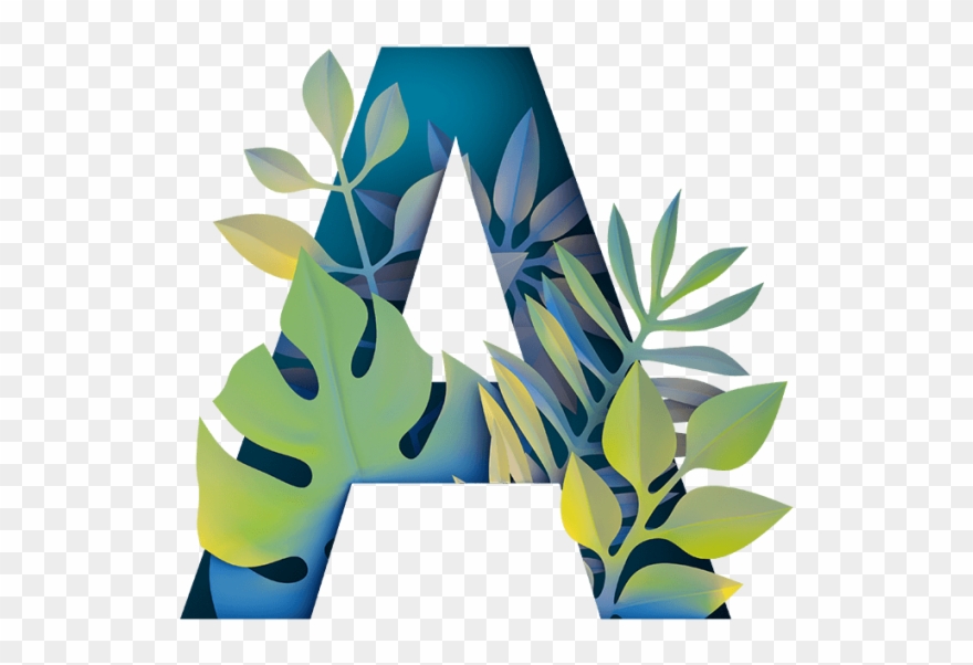 Maze Clipart Jungle - Jungle Font Letters - Png Download