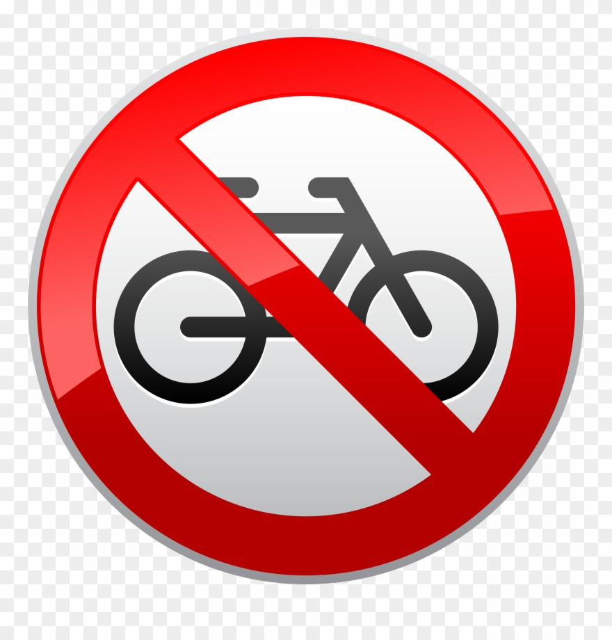 Png Black And White Stock No Cycles Prohibition Png - Safety Sign No Photograph Clipart