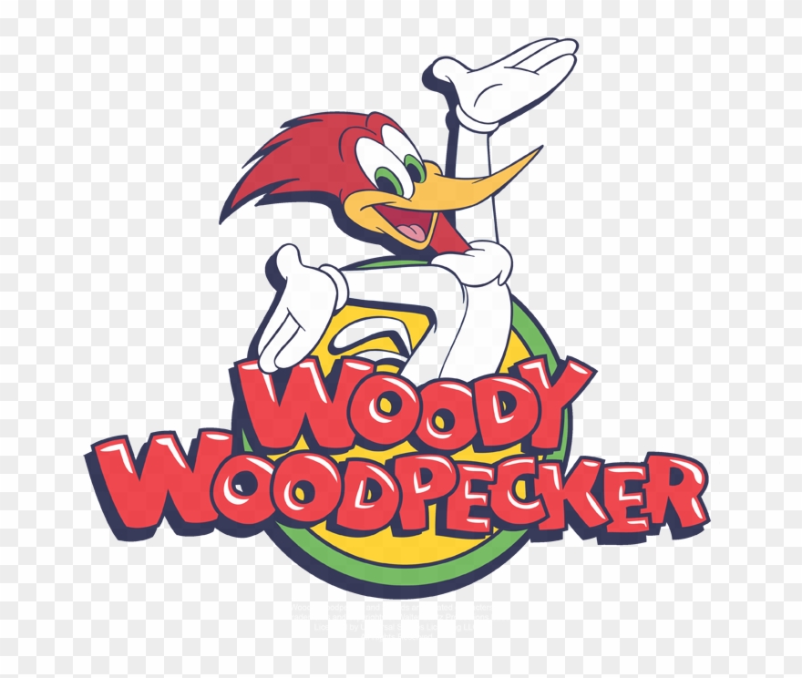 Woody Woodpecker Woody Men's Crewneck Sweatshirt - Woody Woodpecker Logo Png Clipart