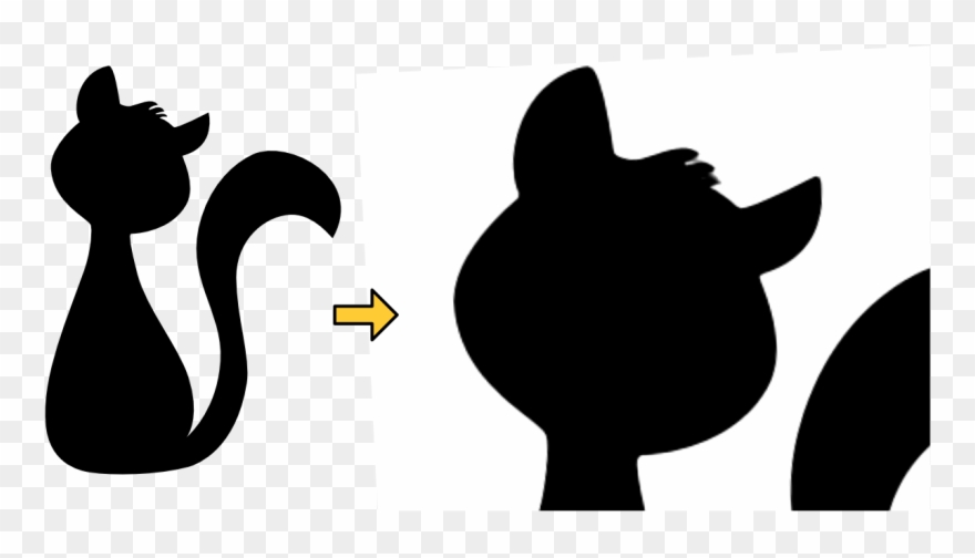 Scaled Cat Using A Distance Field Texture - Scaled Cat Clipart