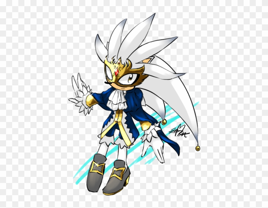 2 - Silver The Hedgehog Kimono Clipart