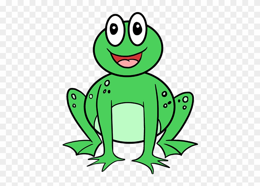 Meteoroid Drawing Simple - Frog Drawing Clipart