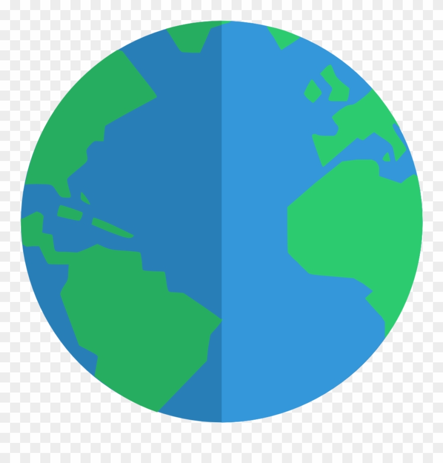 Inclusive - World Flat Design Png Clipart