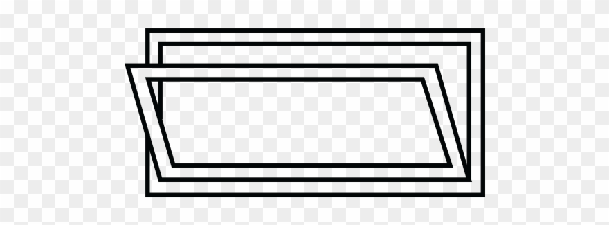 Hopper Window - Line Art Clipart