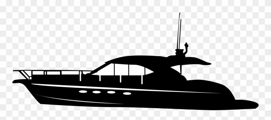 Clip Black And White Silhouette At Getdrawings Com - Boat Png Silhouette Transparent Png