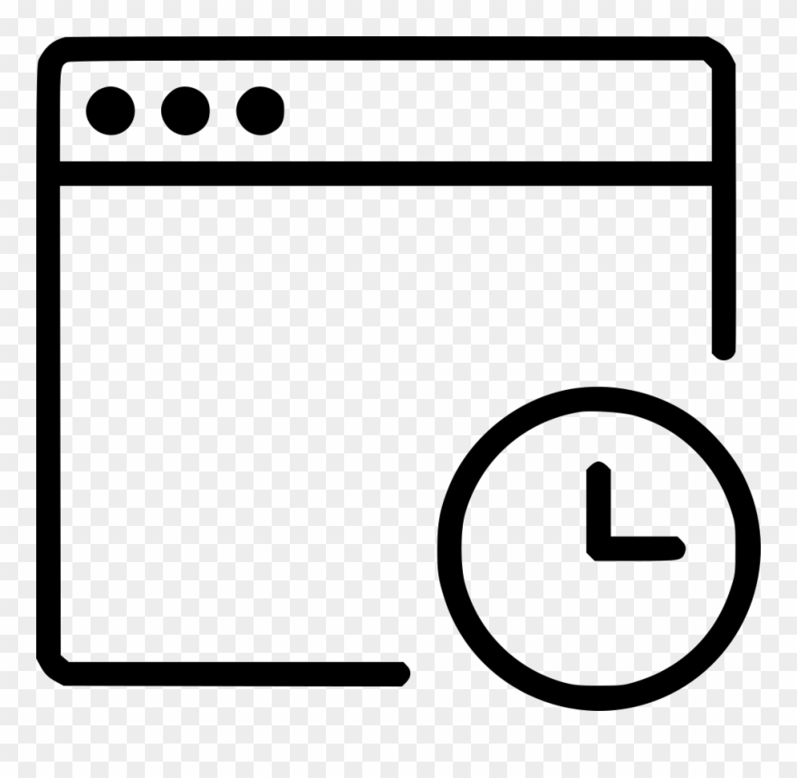 Time Date History Mac App Application Window Comments - Icon Clipart