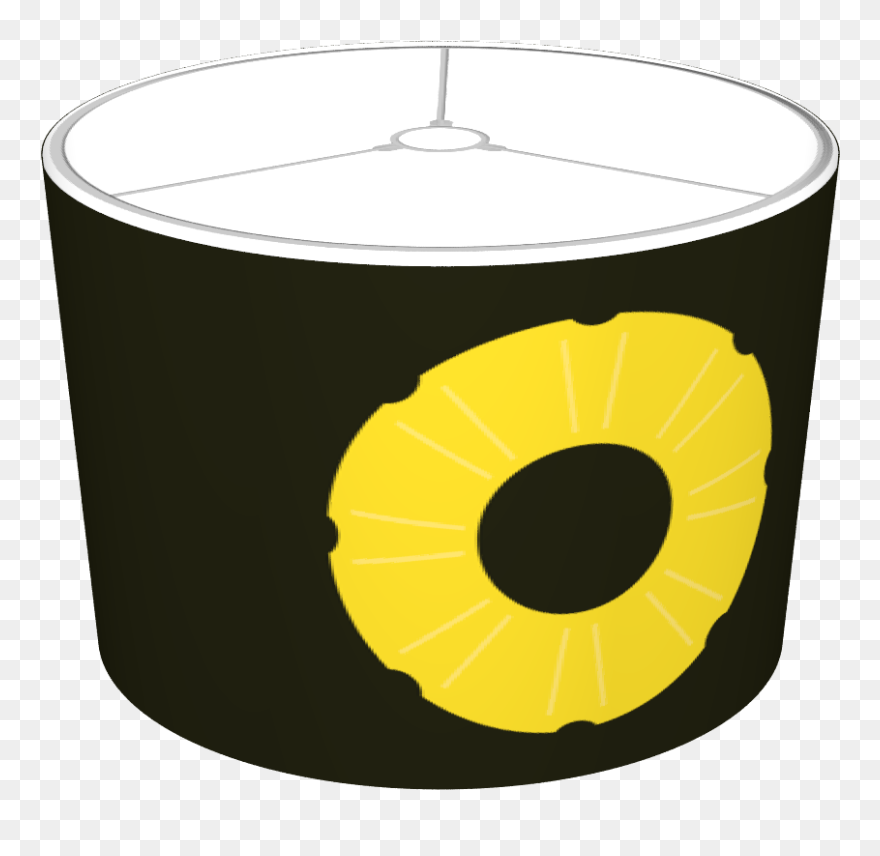 Pineapple Slice - Circle Clipart