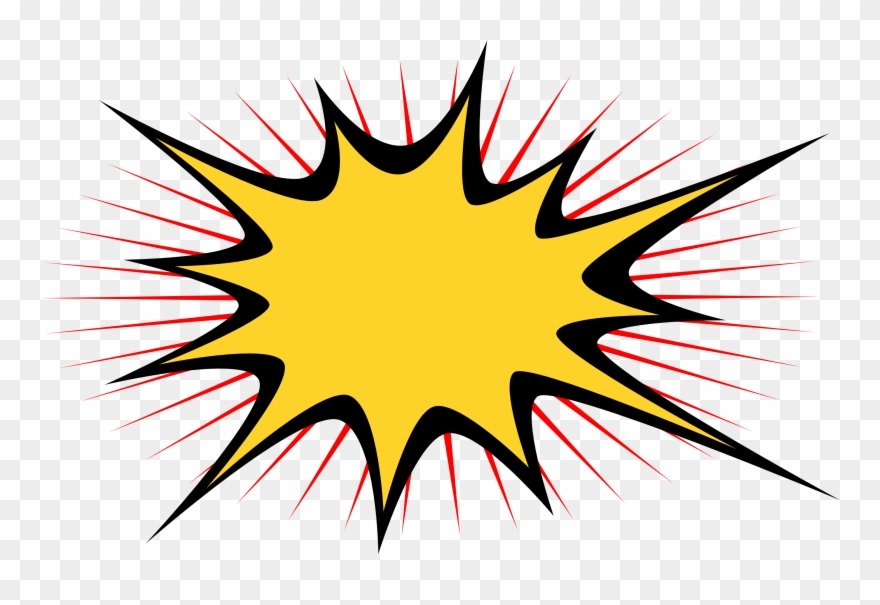 Free Download - Comic Book Explosion Png Clipart