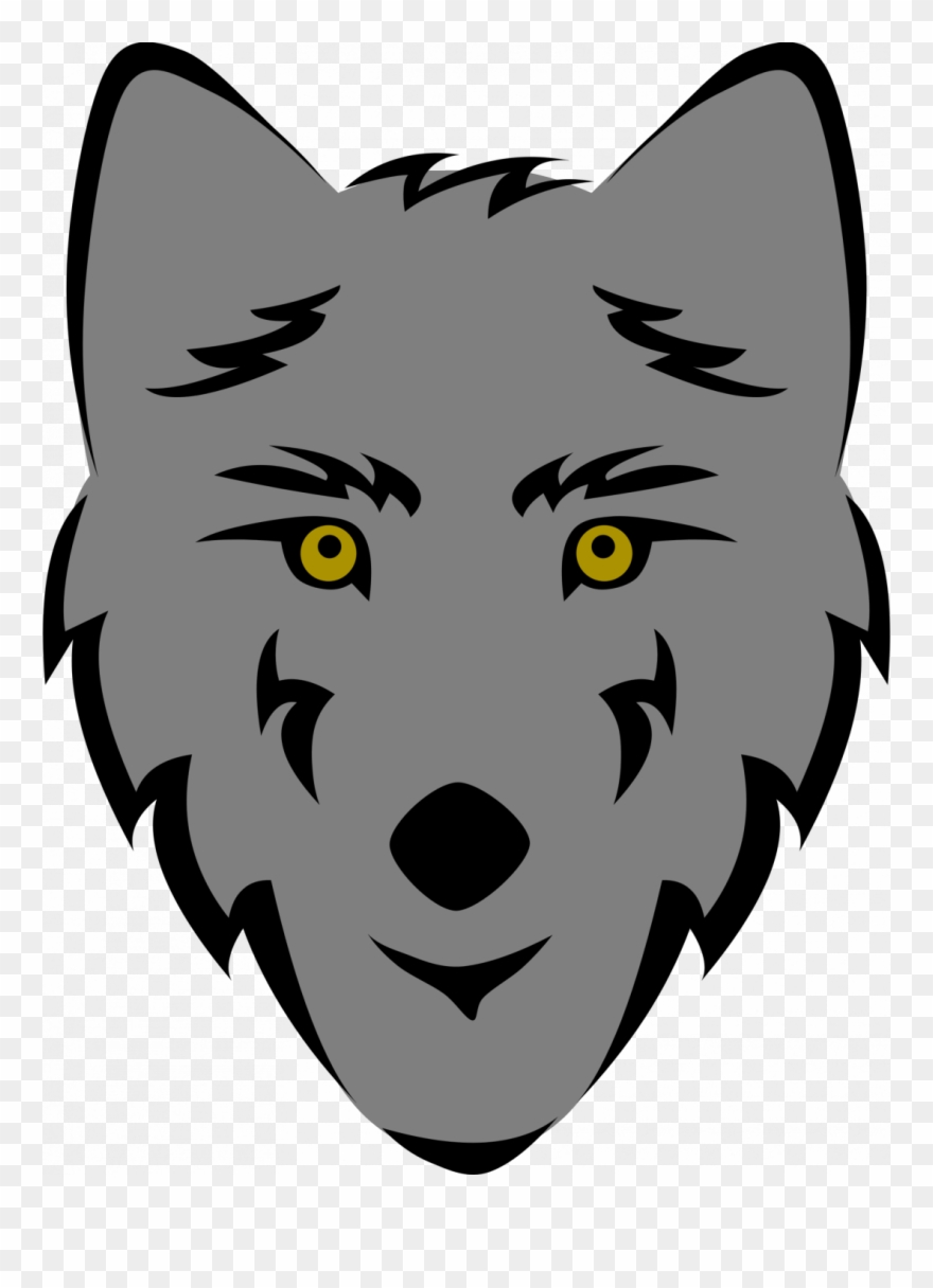 Large Size Of Cute Wolf Face Drawing Howling - Wolf Face Drawing Easy Clipart