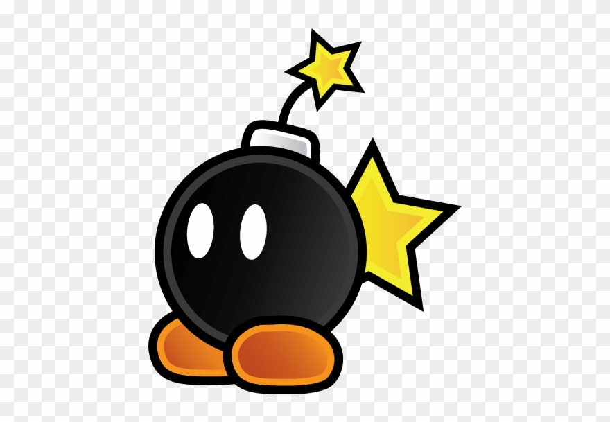 Bomb Omb Png Clipart Library Library - Super Mario Bomb Png Transparent Png