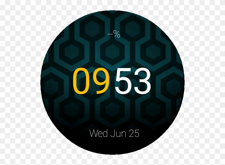 Cool Honey Watch Face Preview Clipart