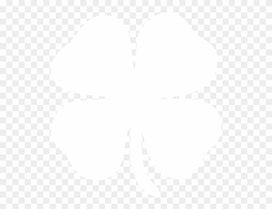 White - Trebol De 4 Hojas Blanco Clipart