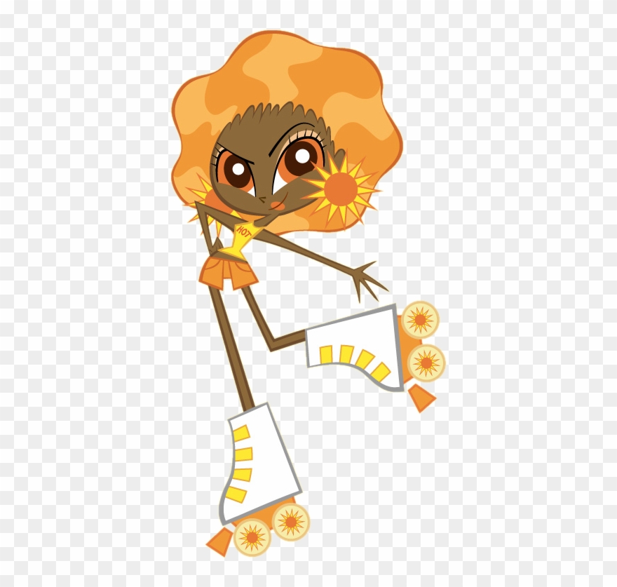 Milky Way And The Galaxy Girls Sun Pose - Milky Way And The Galaxy Girls Clipart