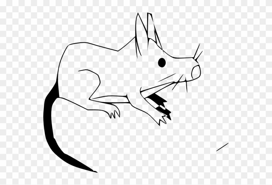 Coloring Pictures Toon Rat Clipart