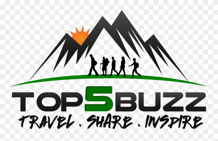 Top Five Buzz Travel Blog - Logo Clipart