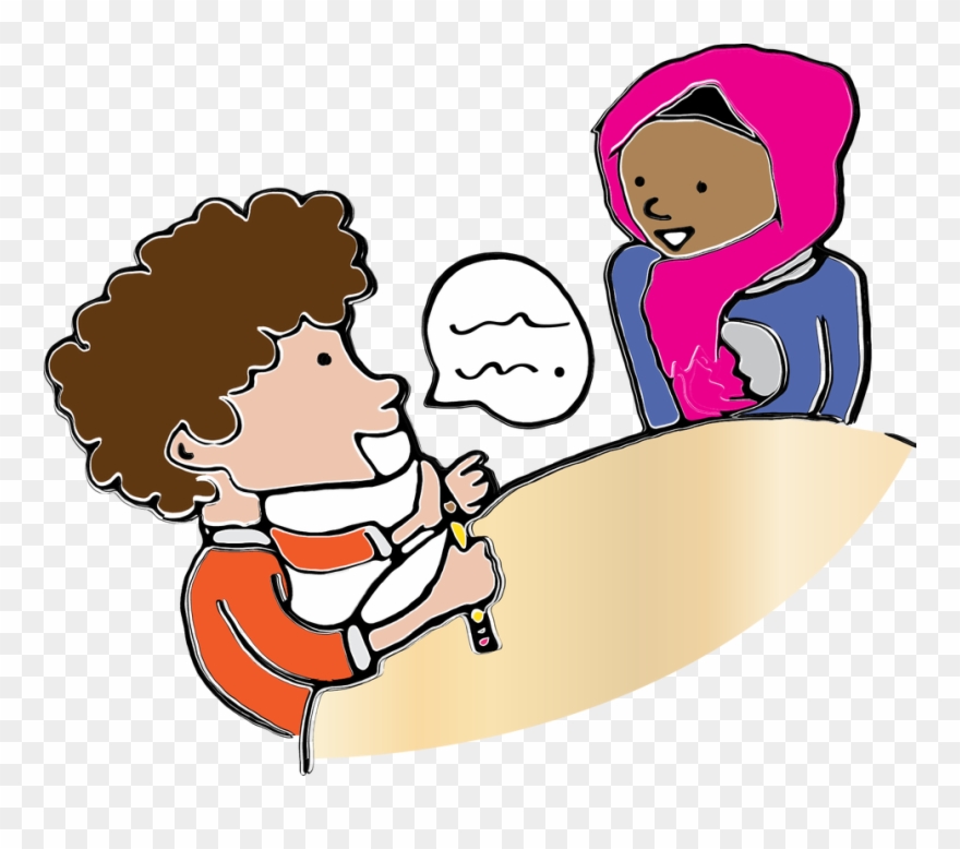 Student A Shares With Student B - Pair Share Clipart - Png Download