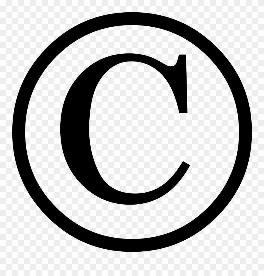 Copyright Png - Copyright Symbol Png Transparent Background Clipart