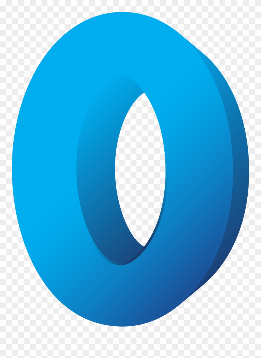 Blue Number Zero Transparent Png - Portable Network Graphics Clipart