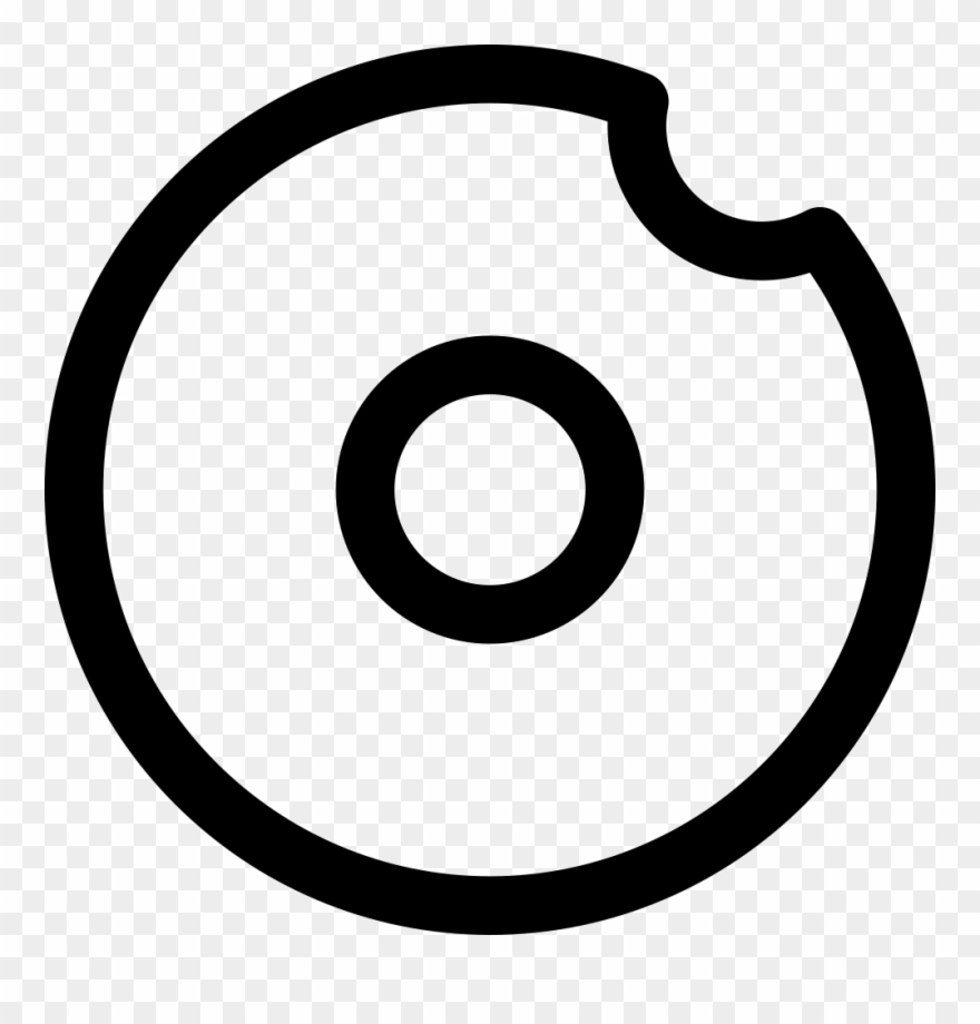 Donut With A Bite Comments - Groove Music Icon Png Clipart