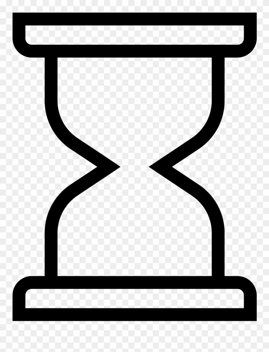 Hourglass Clipart Empty - Reloj De Arena Azul Png Transparent Png